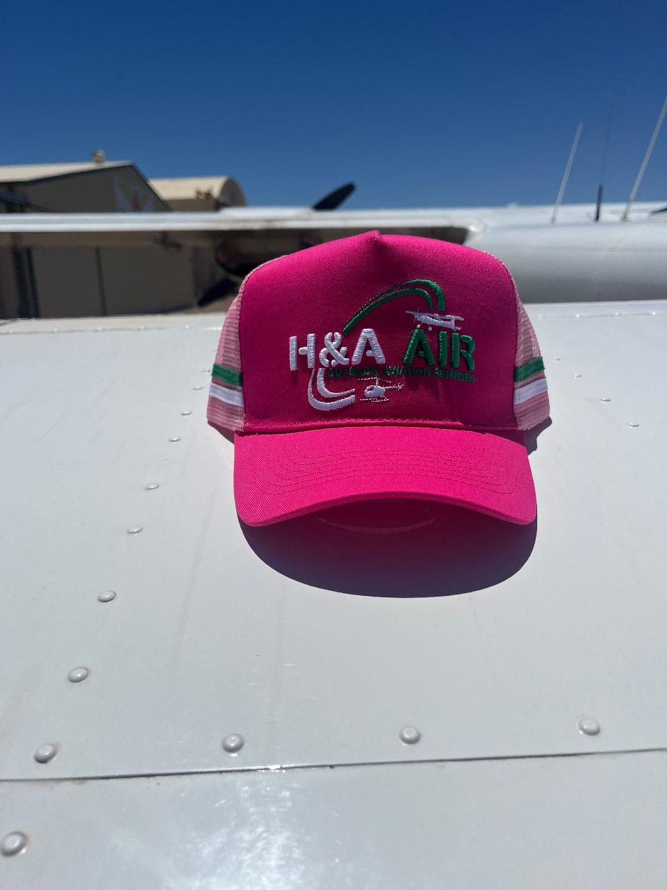 Pink H and A Cap 