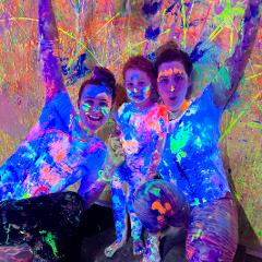 Glow Wild Paint Party Session (Ages 18 mths+)