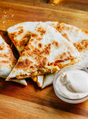 Chicken & Cheese Quesadillas 