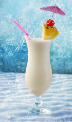 Piña Colada with Fresh Orange Juice 