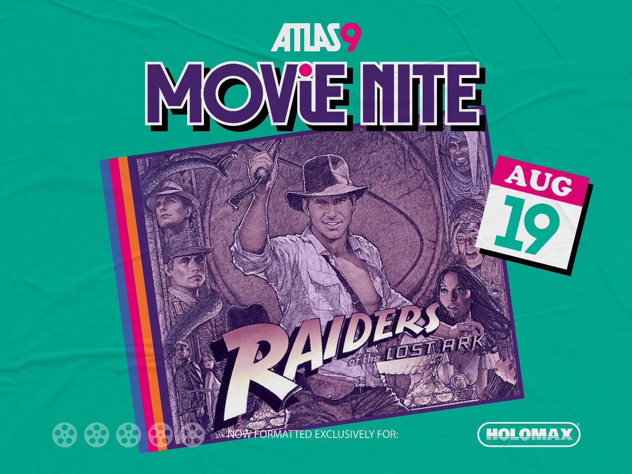 8/19/26: Movie Nite - RAIDERS OF THE LOST ARK