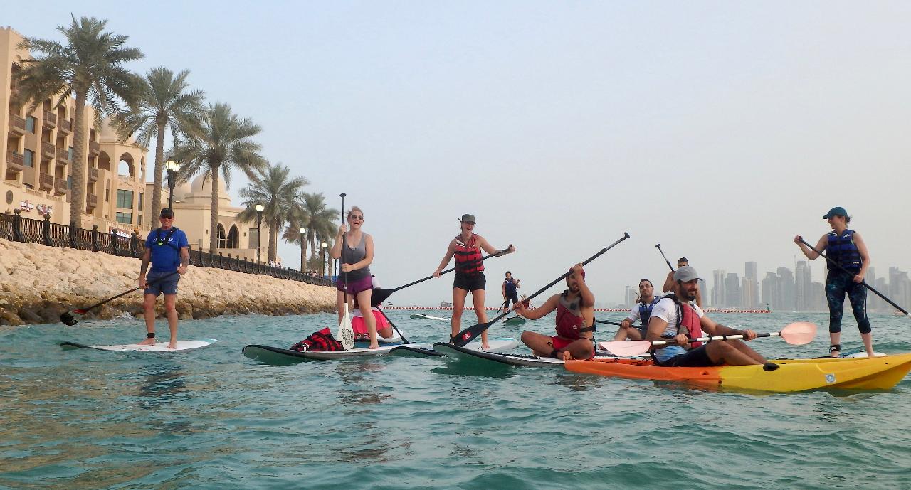 SUP & Kayak Team Cruisin' the Pearl-Qatar (10 pax)