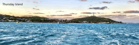 Torres Strait Cruises -  Thursday Island and Roko Island from Punsand Beach Front