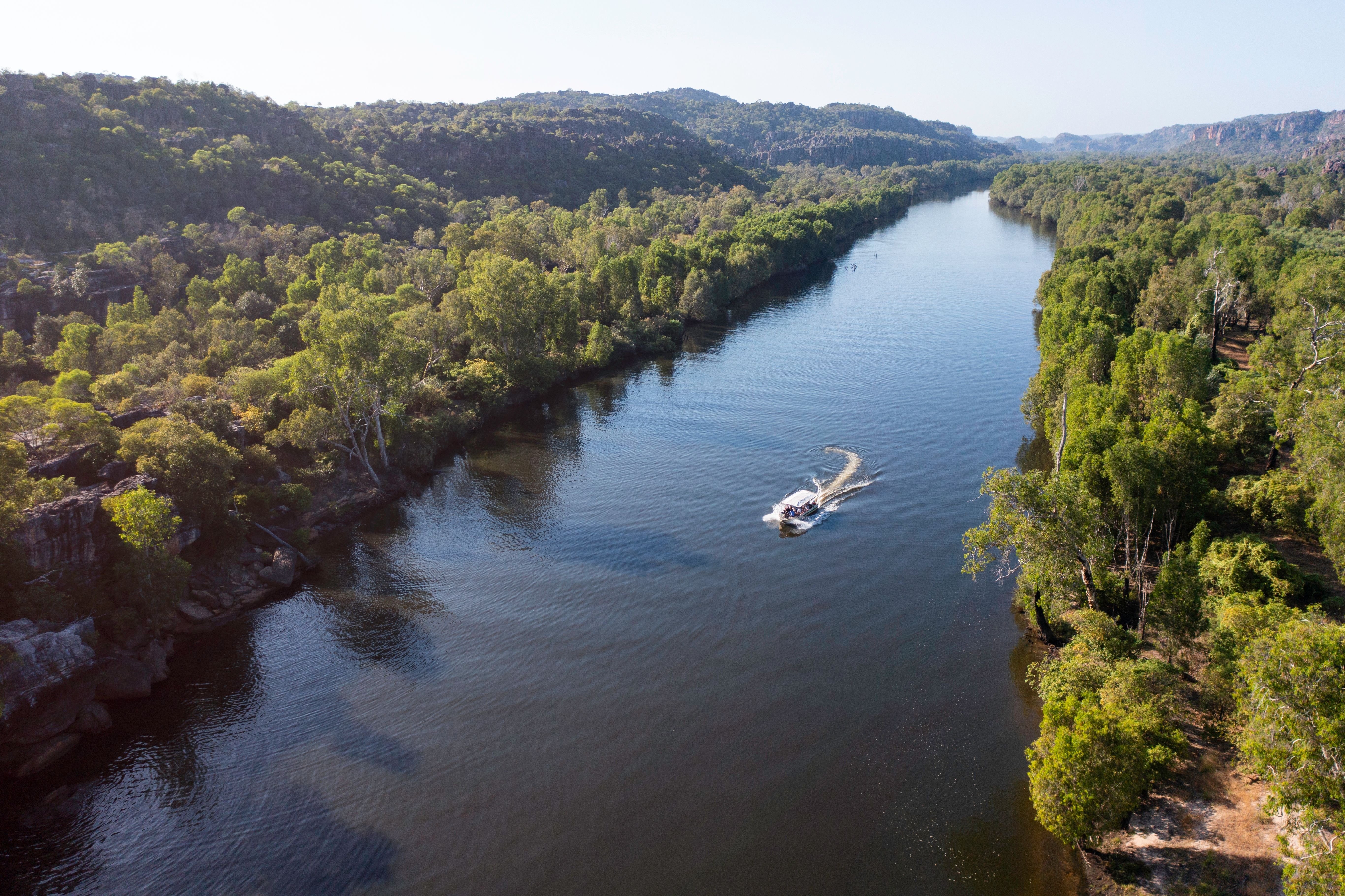 Kakadu National Park Full Day Tour-  2 Hour Aboriginal Cultural River Cruise, Cahills Crossing, Ubirr Rock Art Gallery & Lookout, Ubirr Lookout - Departing Darwin - Tour 3A