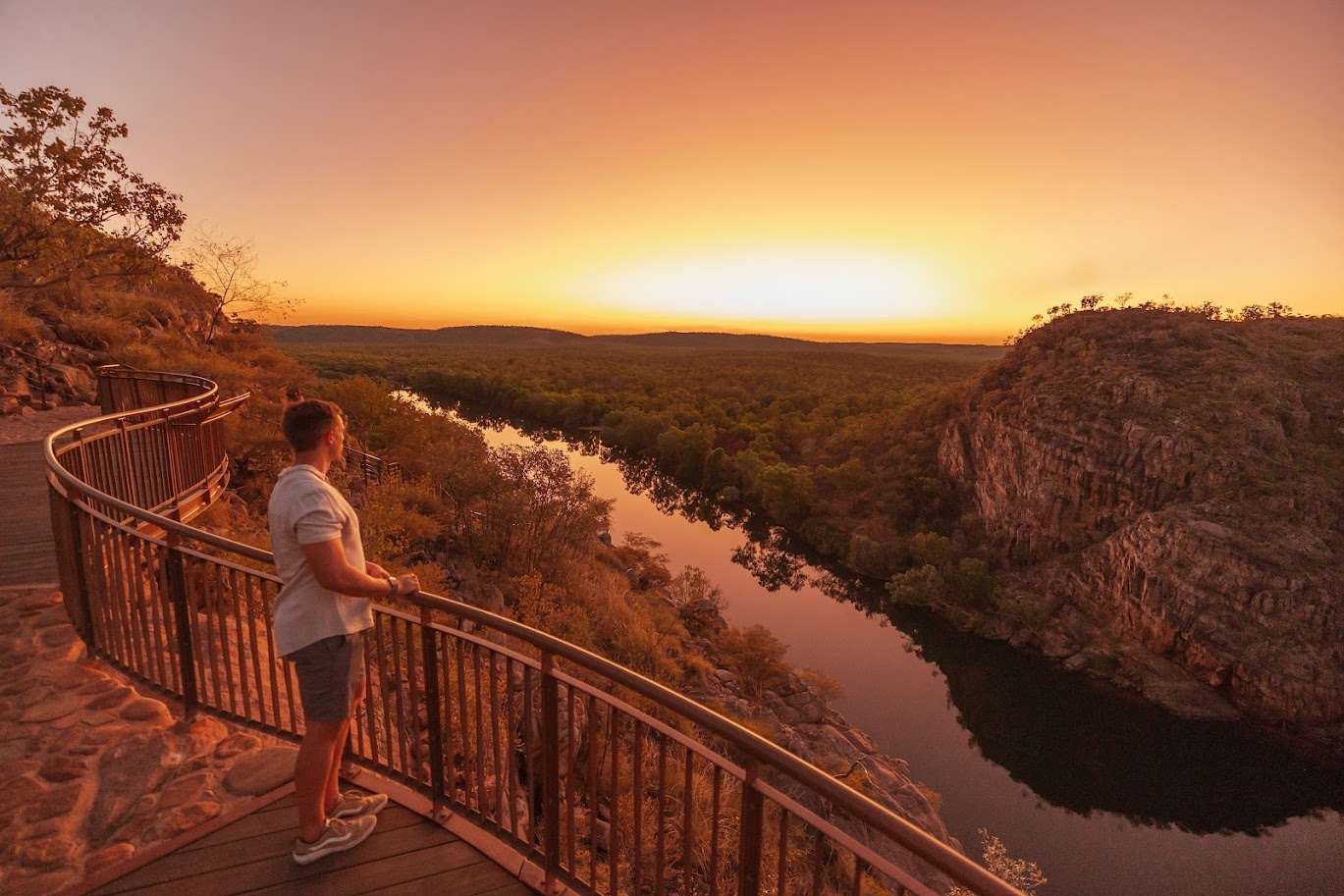 Nitmiluk National Park, Katherine Hot Springs /  Leliyn (Edith Falls) - 1 Day Tour - Departing Darwin - Tour 4A