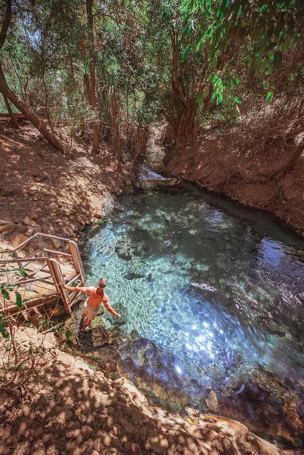 Nitmiluk National Park, Katherine Hot Springs /  Leliyn (Edith Falls) - 1 Day Tour - Departing Darwin - Tour 4A