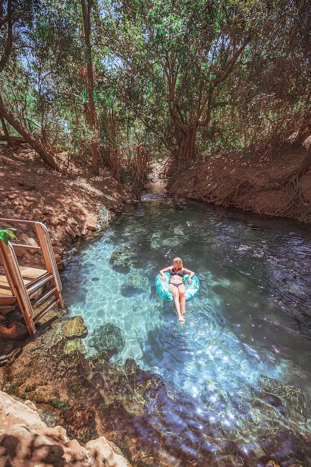 Nitmiluk National Park, Katherine Hot Springs /  Leliyn (Edith Falls) - 1 Day Tour - Departing Darwin - Tour 4A