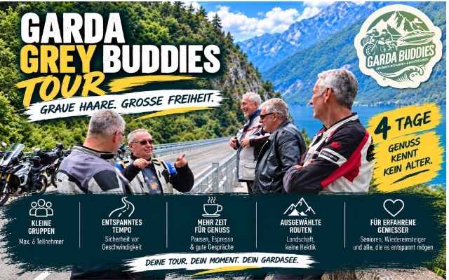 GARDA GREY BUDDIES Tour 2027 – 4 Tage