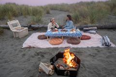 Sunset Beach Picnic and Bonfire