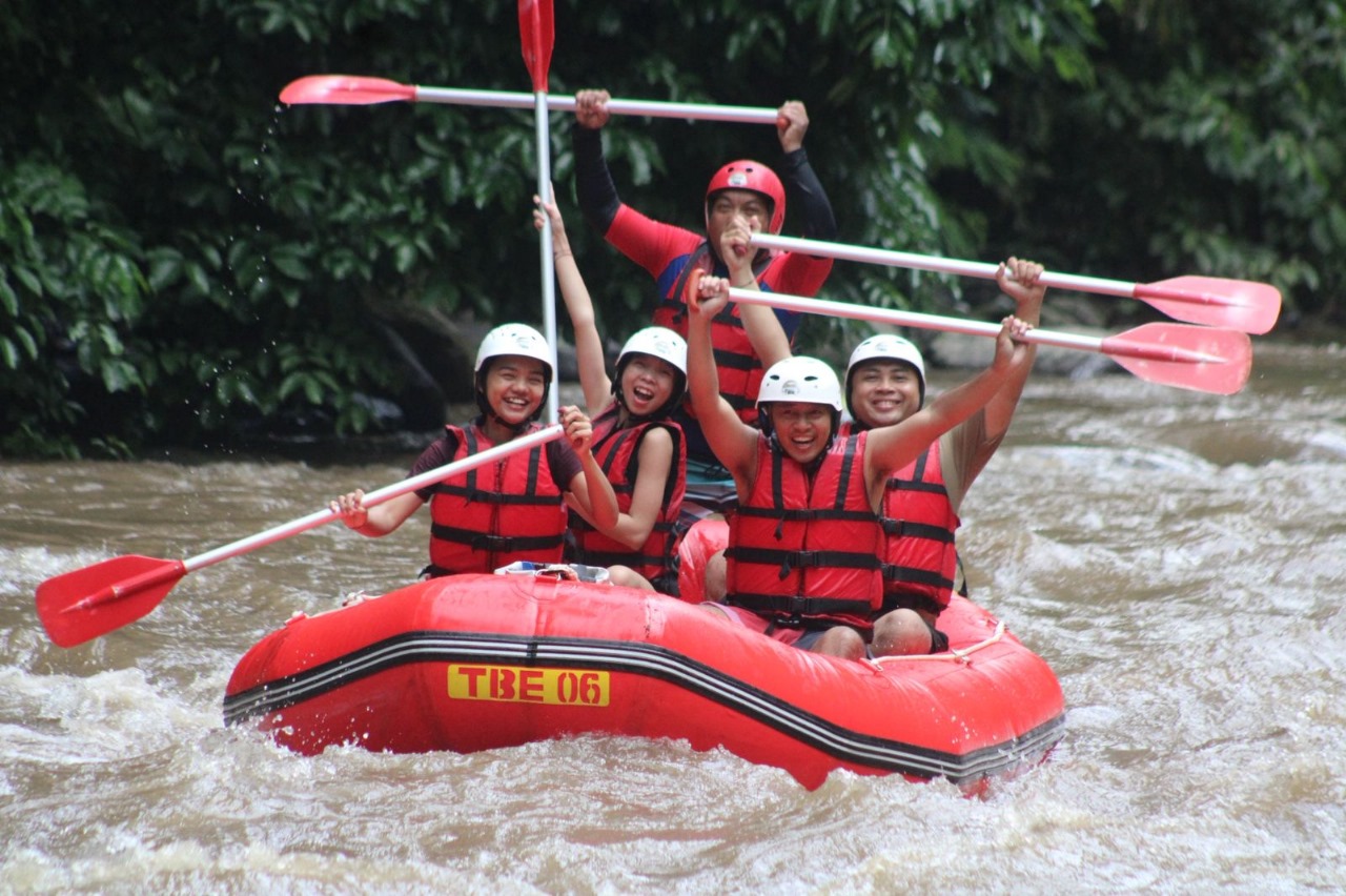White Water Rafting at Ayung River