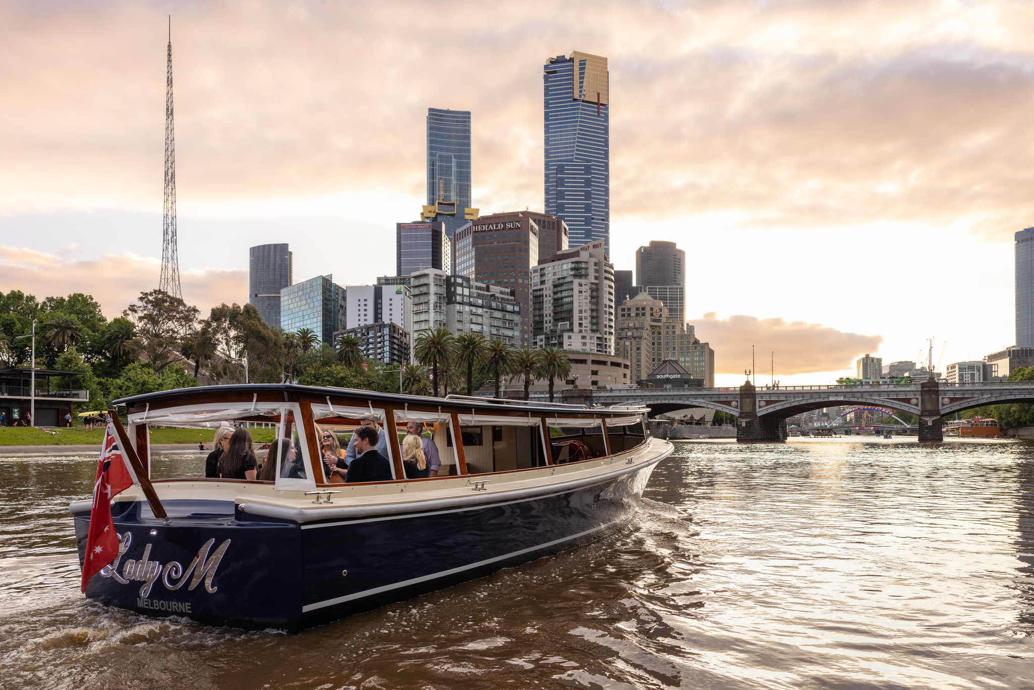 Yarra River Sunset Cruise - 1.5 hr Public Cruise