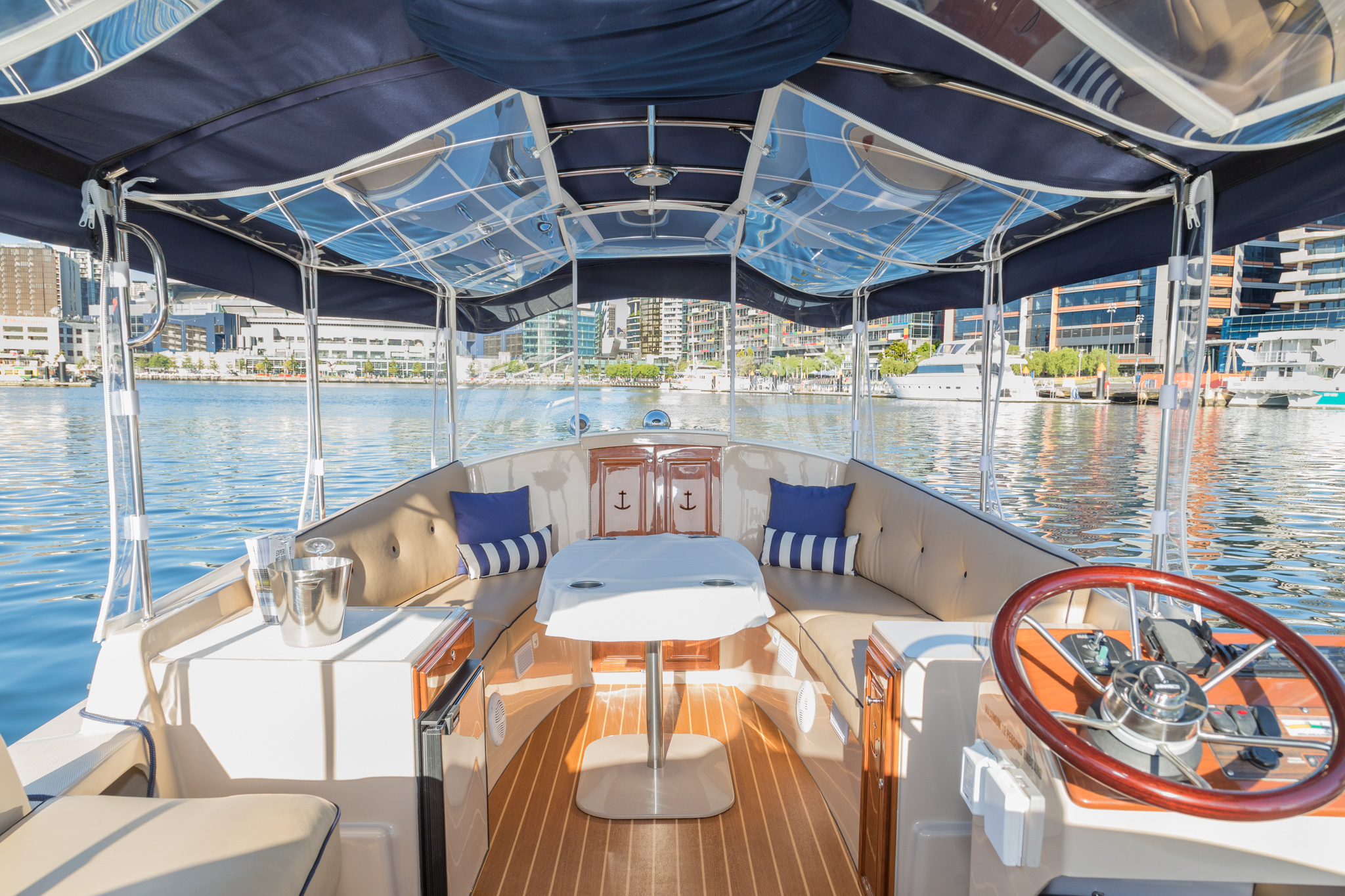 4 hour Luxury Private Cruise - with Skipper - for up to 10 passengers