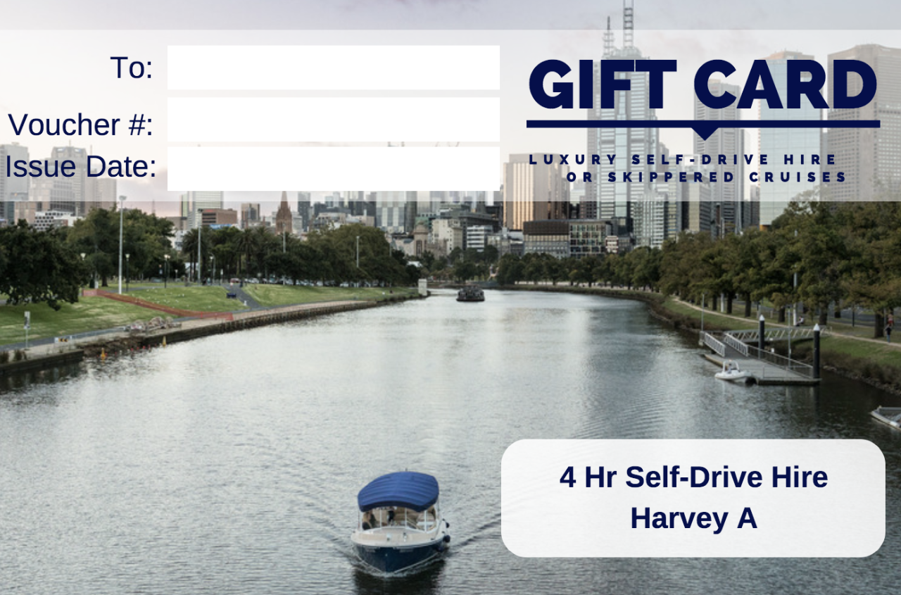 4 Hour Self-Drive Hire - Harvey A- Gift Card