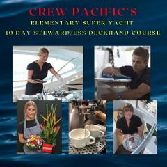 Ten-Day Super Yacht Steward/ess/Deckhand Course