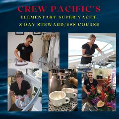  Eight Day Super Yacht Steward/ess Course