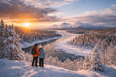 Kiruna: 4-Hour Arctic Scenic Adventure with Campfire