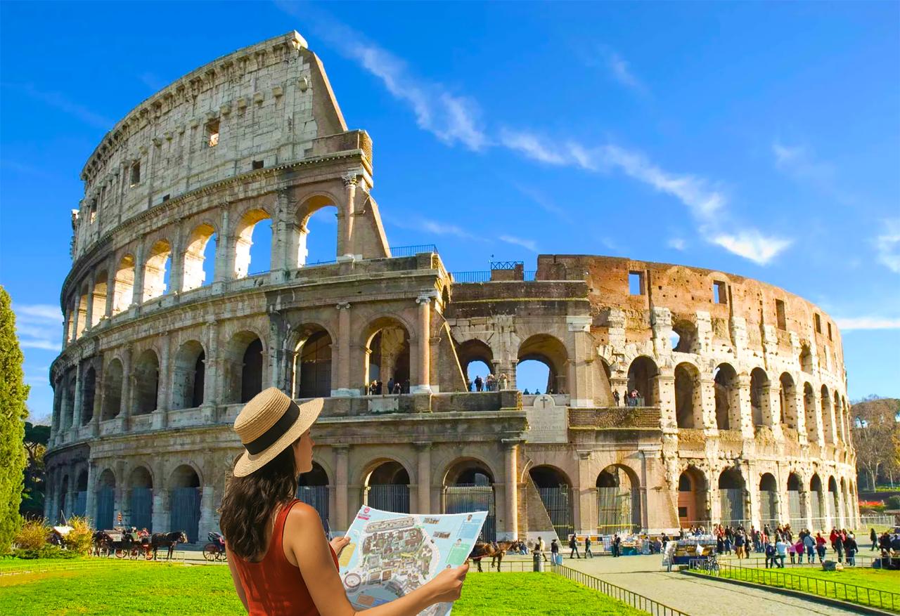 Rome: Colosseum WORLD Tour with AI Guide App