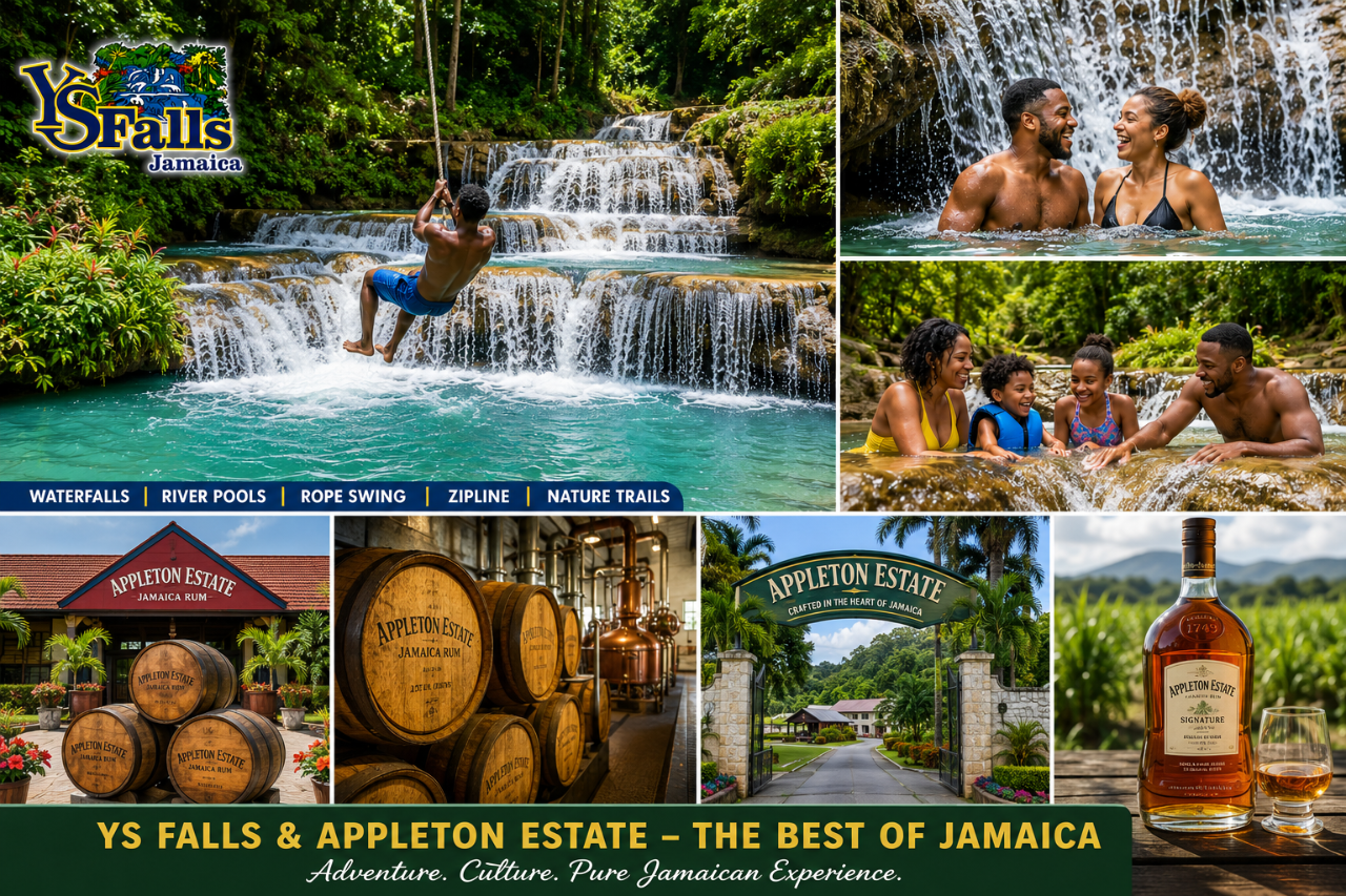 Appleton Estate & YS Falls Adventure from Negril | Lunch Included