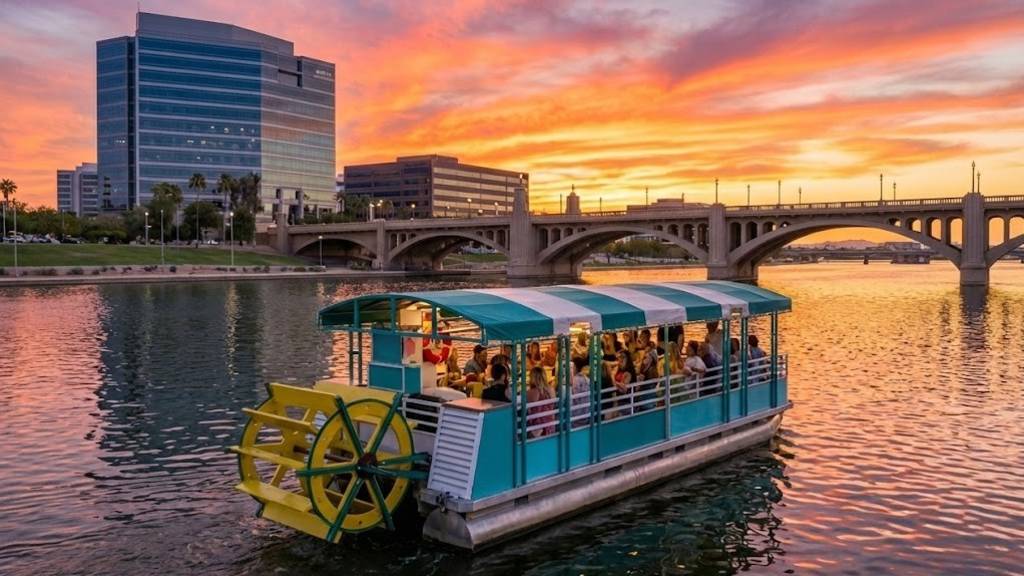 Private Cycle Boat Cruise on Tempe Town Lake (2 Hour)