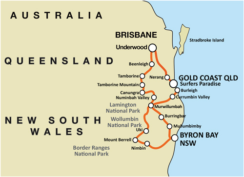 Byron Bay Escape - Self Drive Motorcycle Tour (BNE)