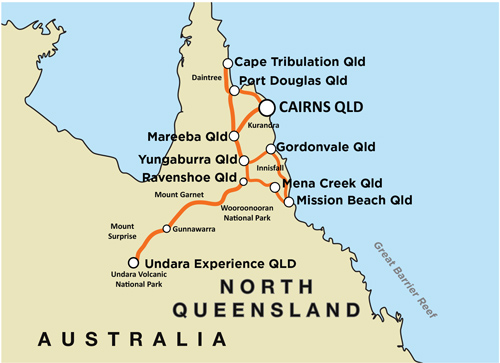 Reef Rainforest & Outback  - Guided Motorcycle Tour