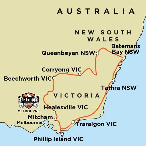 Phillip Island - Alpine Way - Snowy Mountains - Guided Motorcycle Tour (MEL)