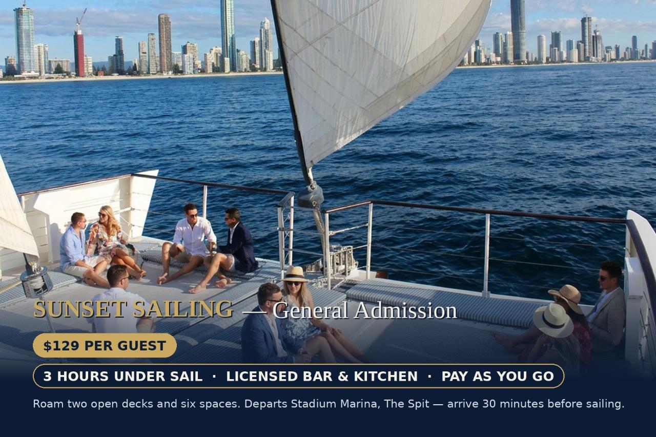 Sunset Sailing — Open Sailing