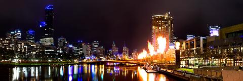 Melbourne City lights cruise