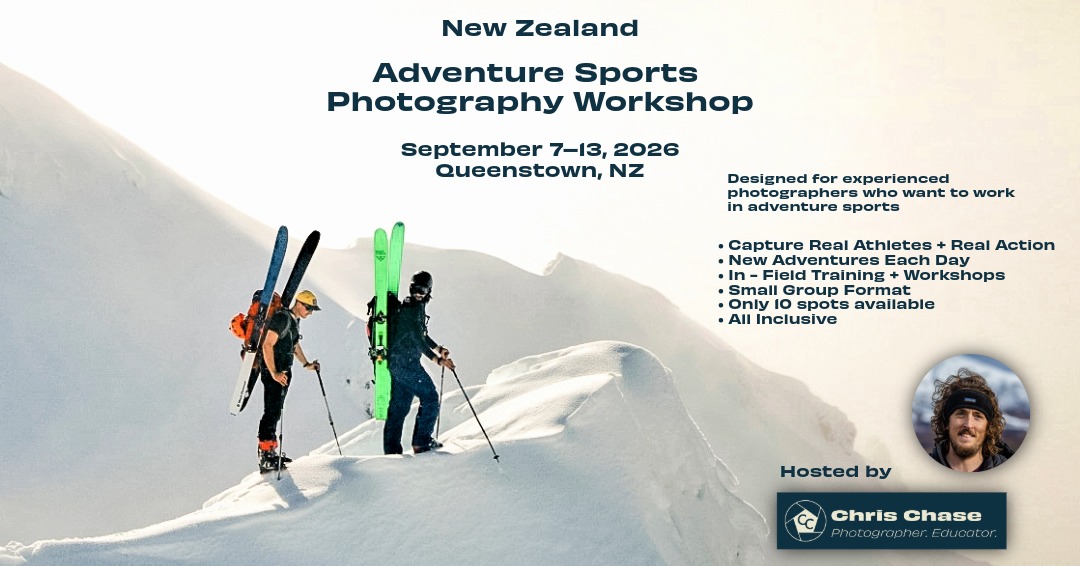 7-Day Adventure Sports Photography Workshop, Queenstown, New Zealand