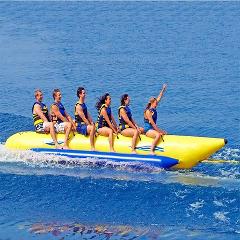 Ksamil Water Experience: Banana Ride&Towable Tubes Adventure