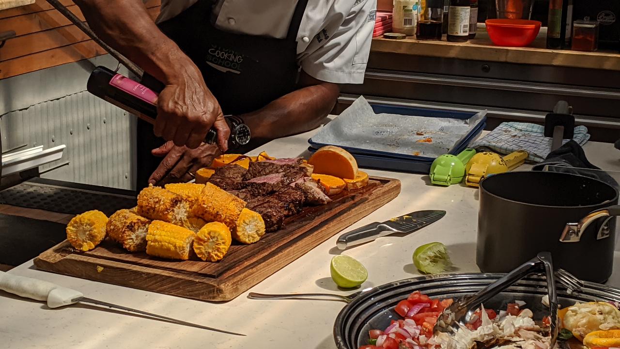 Great Australian BBQ Spread! Sydney Cooking School Reservations