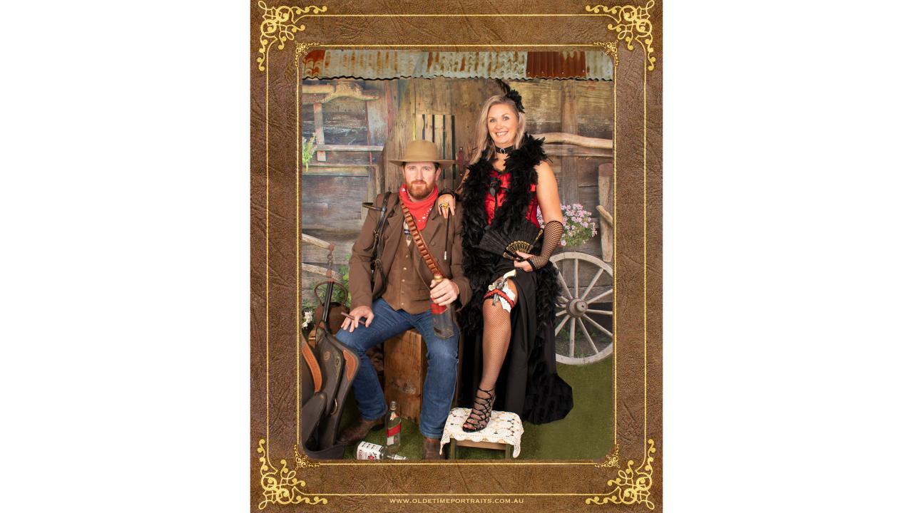 Western Theme Portrait