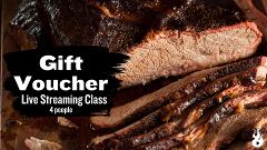 Gift Voucher - ALL Live Streaming Classes - Plus BBQ Class Ingredient Pack 