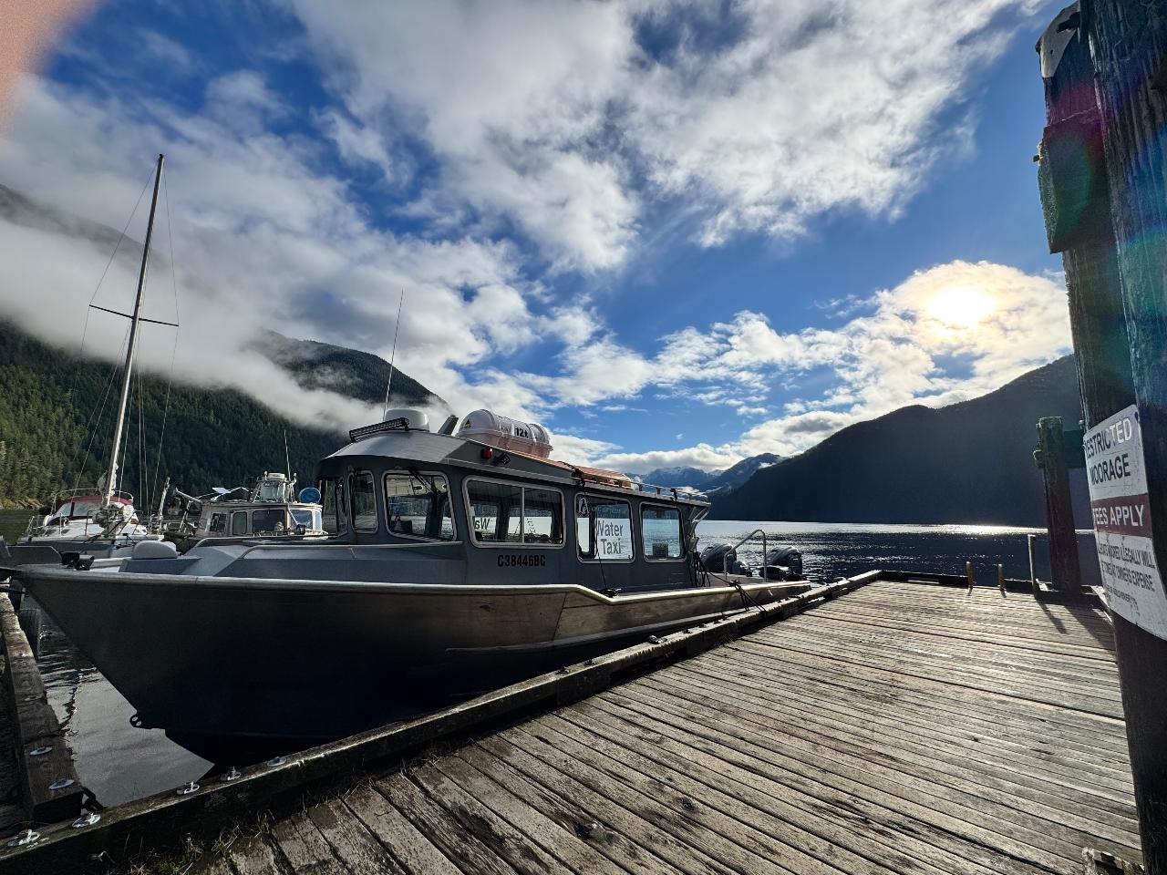 Nootka Water Taxi: YUQUOT to Gold River