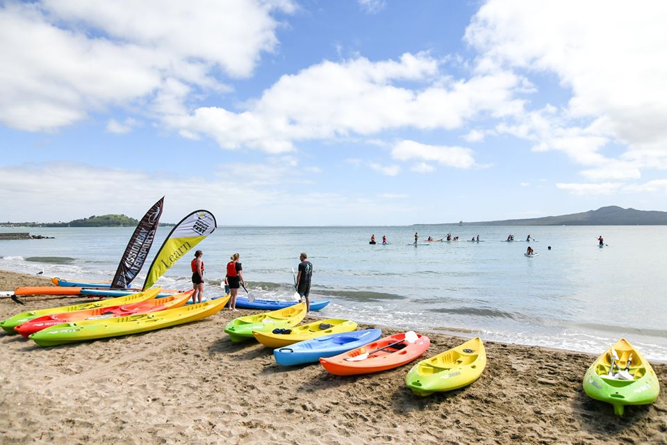 Kayak Rental (Double 1 hour) Auckland Sea Kayaks Mission Bay