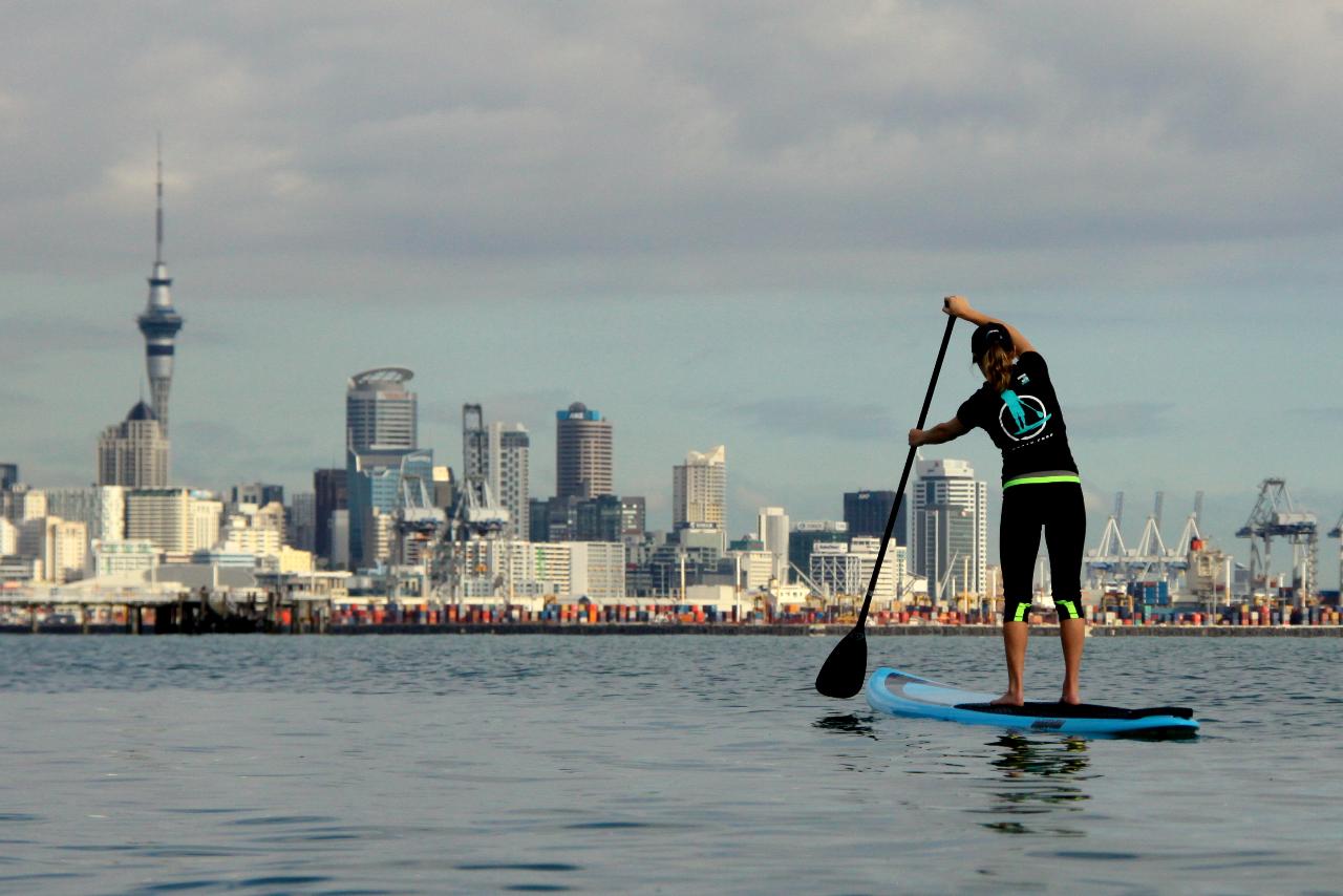 Stand Up Paddle Board Hire 1 hour Old Auckland Sea Kayaks Mission