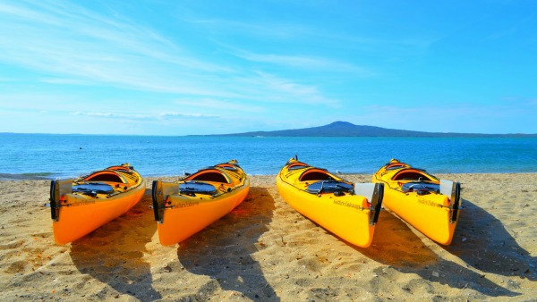 Day Sea Kayak tour to Rangitoto Island with BBQ Lunch