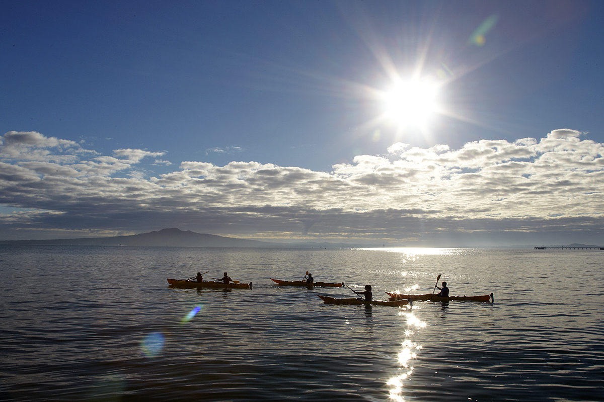 Day Sea Kayak tour to Rangitoto Island with BBQ Lunch