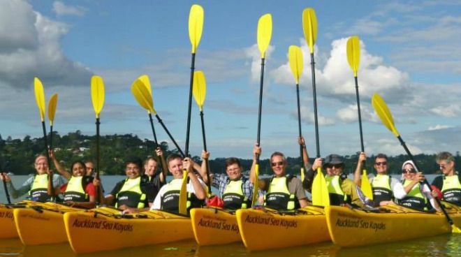 Matakana River Estuary by Kayak