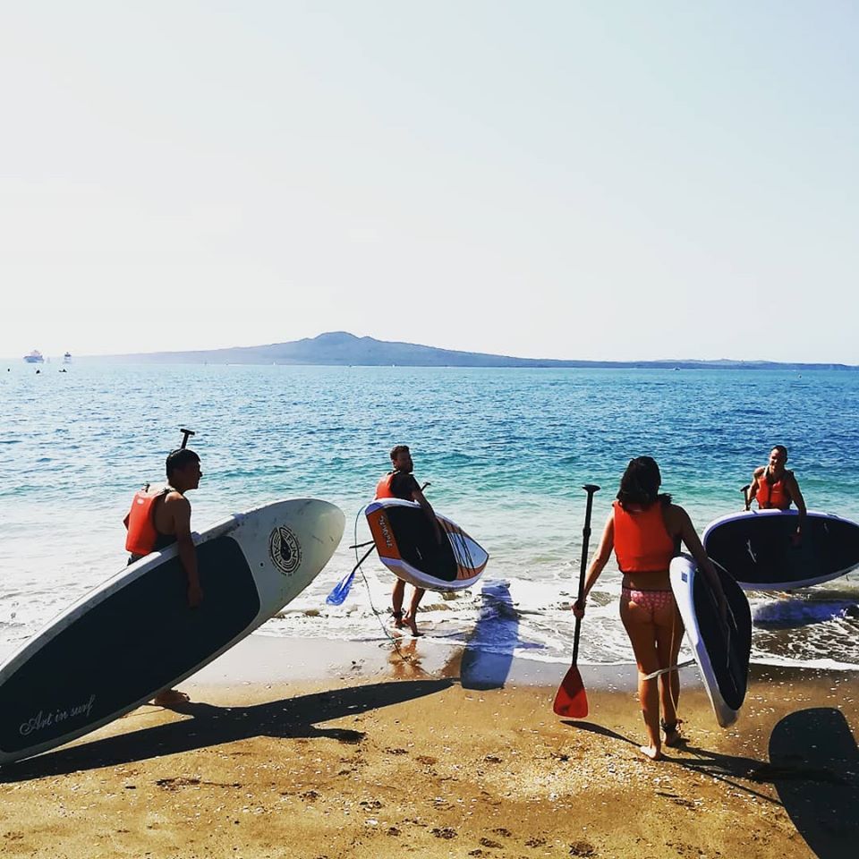 Stand Up Paddle Board Hire 1 hour Old Auckland Sea Kayaks Mission