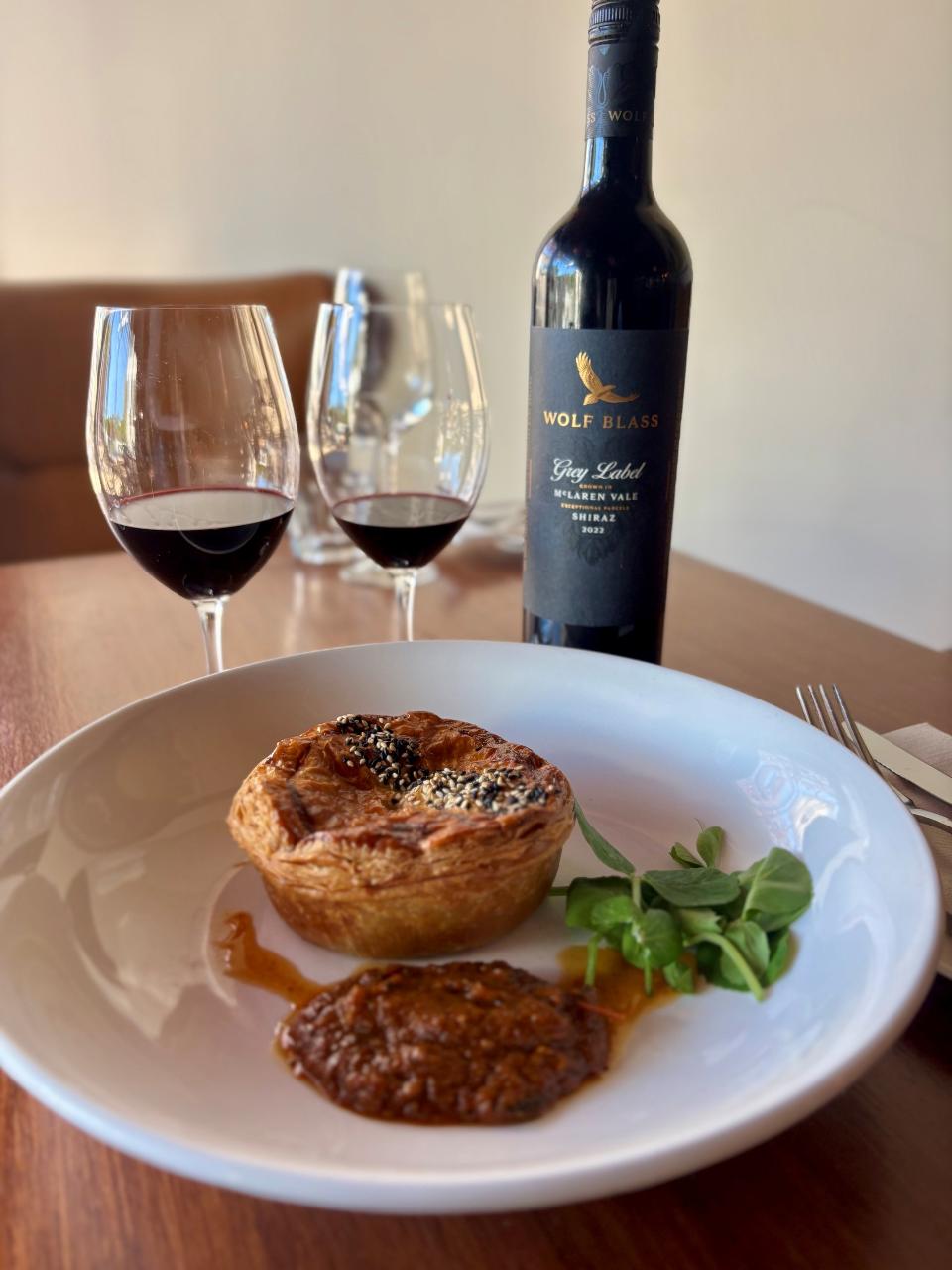 Wolf Blass Heritage Pie and Museum Wine Experience $35pp