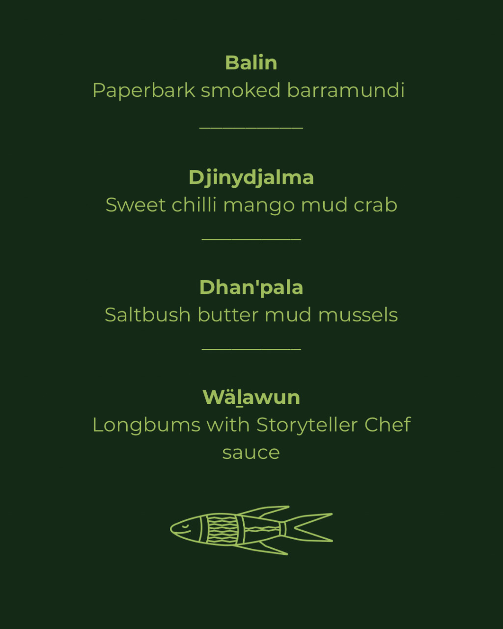 On Country Dinner - 2nd Night