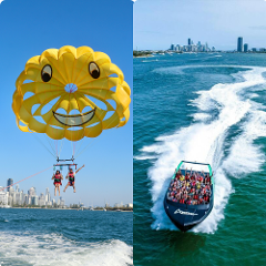 Tandem Parasail & Jetboat - For 2