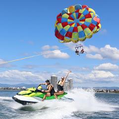 Surfers Paradise Tandem Parasail & 1hr Jetski Safari