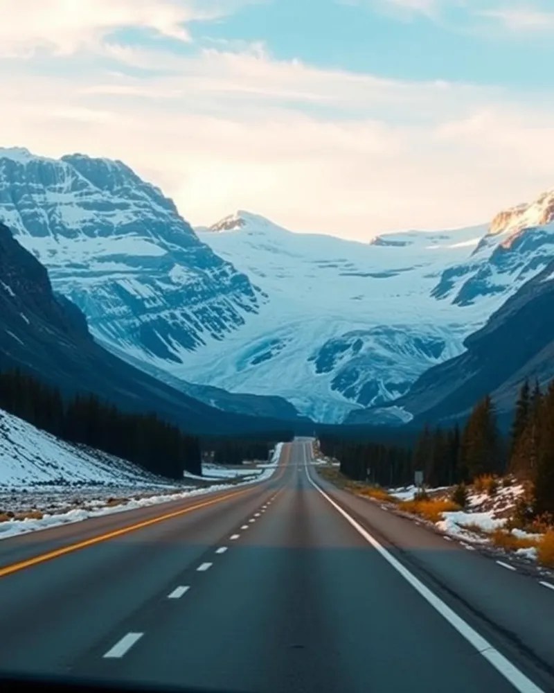 Banff to Jasper Sightseeing / Icefields Parkway Northbound