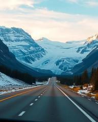 Banff to Jasper Sightseeing / Icefields Parkway Northbound