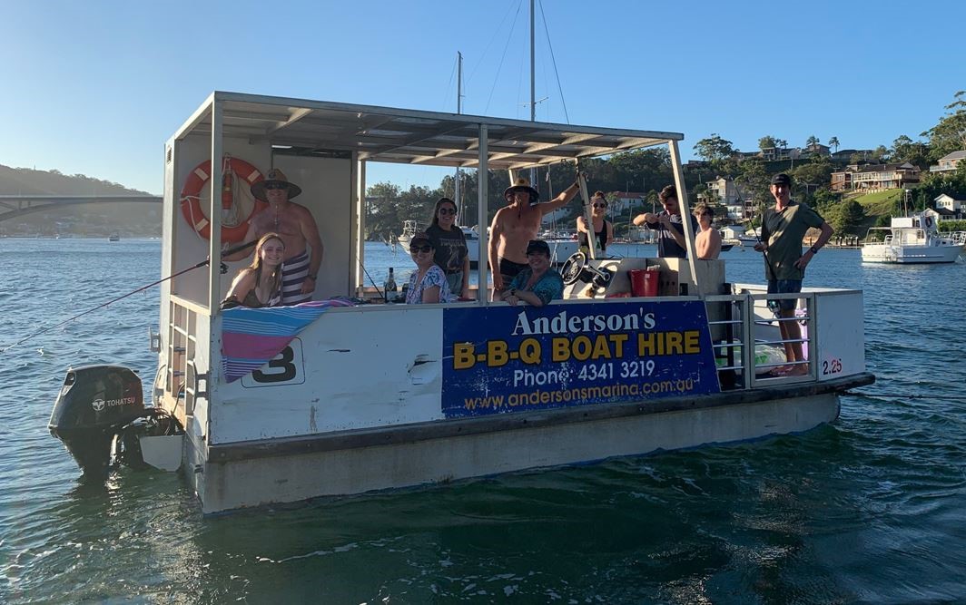 BBQ Boat Hire Full Day - Andersons Boatshed Reservations