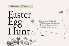 Easter Egg Hunt ~ Saturday 4th April