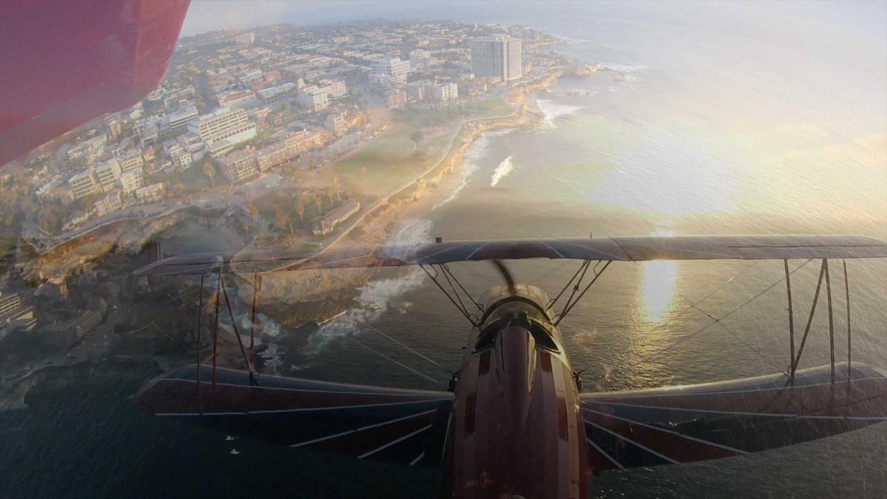 Sunset Biplane Coast and Bay Tour