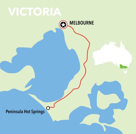 モーニントン・ペニンシュラ温泉 スパ入場券 + シャトルバス (Autopia Tours)